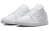 Air Jordan 1 Low Triple White Стеганые Женские DB6480-100