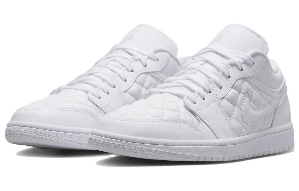 Air Jordan 1 Low Triple White Стеганые Женские DB6480-100