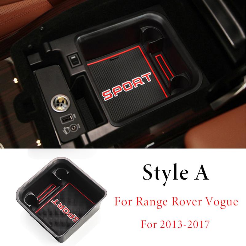 Центральный подлокотник автомобиля, ящик для хранения, органайзер для центральной консоли, лоток для Land Rover Range Rover Sport Vogue 2013-20 (С участием
