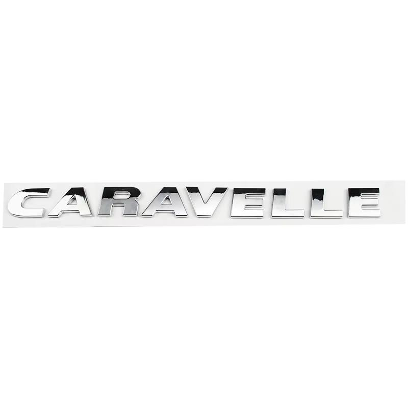 3D ABS Car Trunk Body Letters Words Tail Logo Badge Emblem Decals Sticker CARAVELLE T2 T3 T4 T5 T6 Accessories