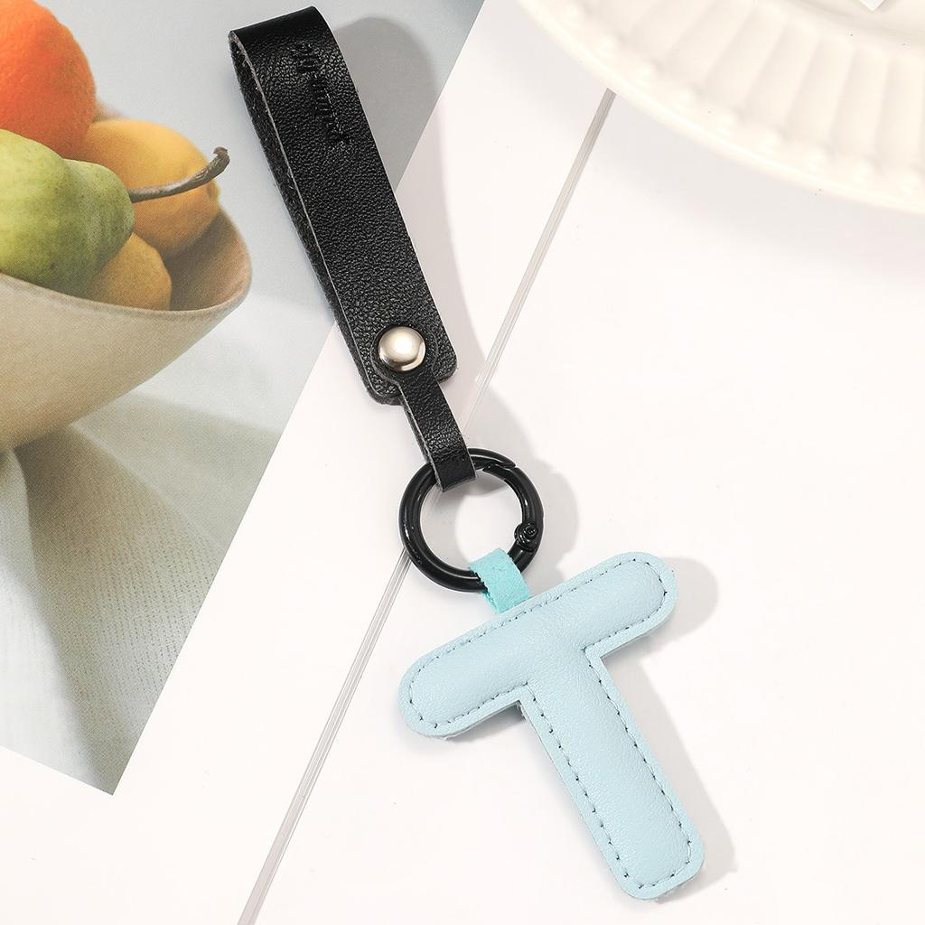 Модный кожаный брелок-подвеска с 26 буквами