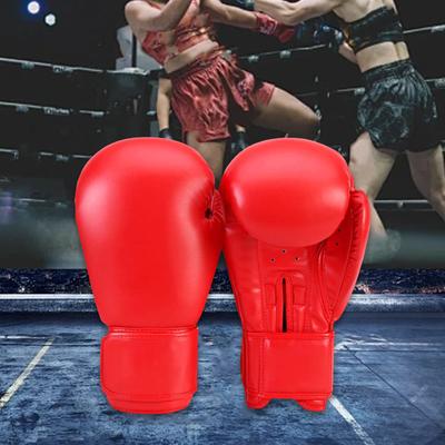 Боксерские перчатки для взрослых Pro Training Sparring с поддержкой запястья Дышащее боксерское снаряжение для Муай Тай Кикбоксинга Тхэквондо Спарринга
