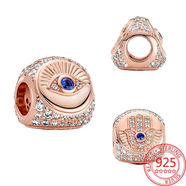 Новый брелок-ключ в виде божьей коровки и сердца, подходит для оригинального модного браслета из стерлингового серебра S925, брелок-подвеска для девочки, подарок