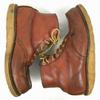 90-е Полукруглый Жетон Винтажные Рабочие Полусапоги RED WING Размер 6.5F 24.5 Коричневый(ИСПОЛЬЗОВАЛ)