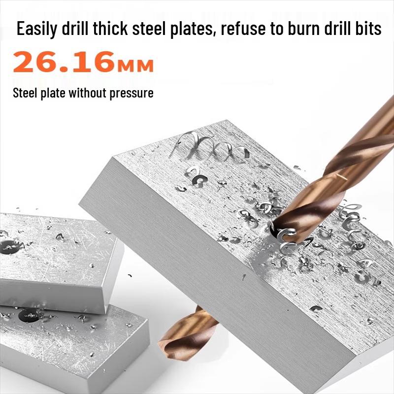 High Cobalt Extended Twist Drill Bit Set