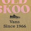 Vans Old Skool Минималистичная Удобная Модная Универсальная Футболка с Коротким Рукавом Унисекс Топы VN00104EKHK
