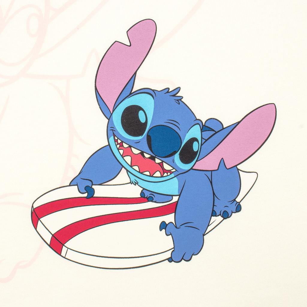 Li Ning X Disney Collaboration Stitch Series Круглый вырез свитер Повседневный трикотажный спортивный короткий рукав с заниженной линией плеч Футболка женские топы Off-White ATSU162-5