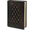 Leather Vintage Embossed Cover Notebook Life Story Book Blank Hardback Scrapbook Travel Ultra Thick Writing Journal Work Diary(1pcs, black)