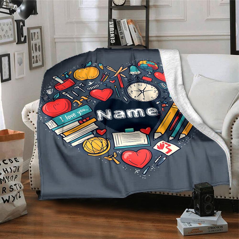 I Love You Name Home Customized Blankets Comfortable Soft Lightweight Allseason Multipurpose Blanket For Picnics Sofas Offices Beds Living Rooms