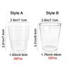 Food Grade Transparent Aviation Cup 200ML Cold Drinks Cups Disposable Water Cup  Camping