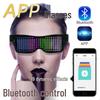 Bluetooth LED Party Glasses with USB Charging and App Control