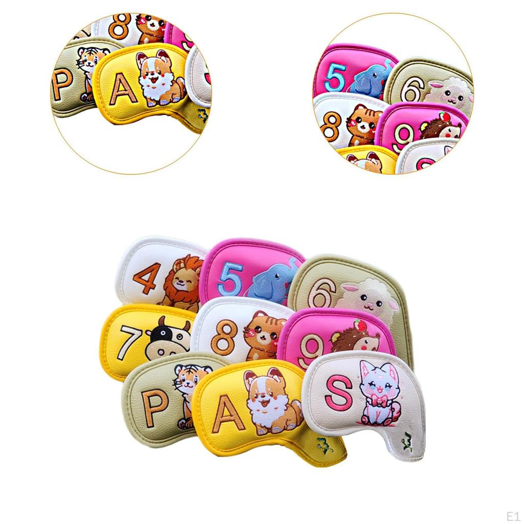 9 шт. чехлы для гольф-клюшек аксессуары легкий чехол портативные головные уборы головные уборы