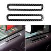2pcs Carbon Fiber Interior Door Air Condition Vent Outlet Cover Trim AC Vent Cover Accessories For Ford Mustang 2015-