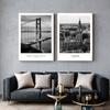 Nordic Style Black White Paris London New York World City Landscape Canvas Painting Poster Prints Wall Art Picture Room Decor