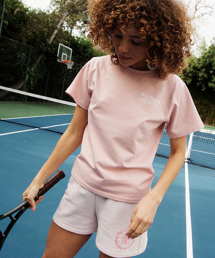 FAIRLIAR CLUB F.L Club T-Shirt_Pale Pink