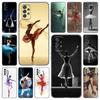 Ballet Dancer Phone Case For Samsung Galaxy A21 A30 A50 A52 S A13 A22 A32 A33 A53 A73 5G A11 A12 A31 A51 A70 A71 A72 Black Cover