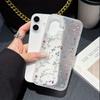 Стильный и простой художественный цветочный матовый мягкий чехол для телефона для iPhone 17 16 15 14 13 12 11 Pro Max XS X XR 7 8 Plus 17 Air Cover