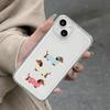 Прозрачный чехол для телефона с рисунком таксы, подходящий для iPhone 17 16 15 14 13 12 11 Pro/Max/Plus, противоударный и защищающий от падений