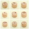 Primary Teeth Wood Baby Tooth Box Baby Teeth Save Tooth Fairy Box Round Deciduous Tooth Case  Kids