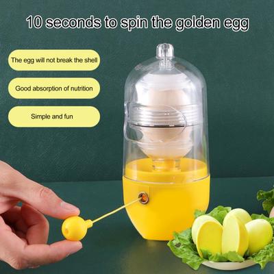 Ручной миксер для яиц Golden Egg Maker, ручной миксер для яиц, быстрый ручной вращатель яиц, портативный шейкер для яиц, простой в использовании кухонный гаджет