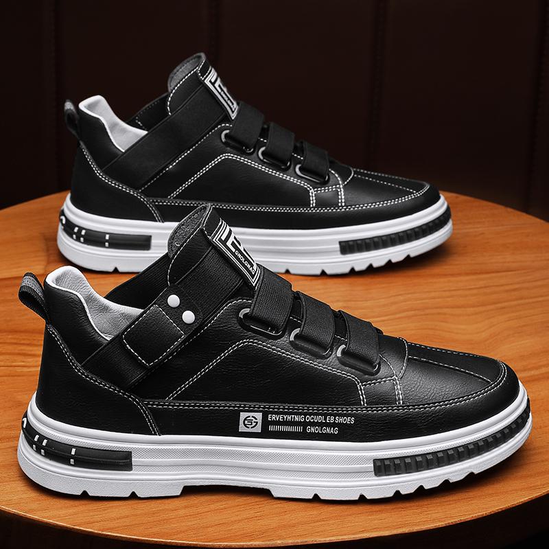 Весна Осень 2024 Мужская рабочая обувь Дизайнерская повседневная обувь на платформе для мужчин Кроссовки Люксовые бренды Короткие ботильоны для мужчин