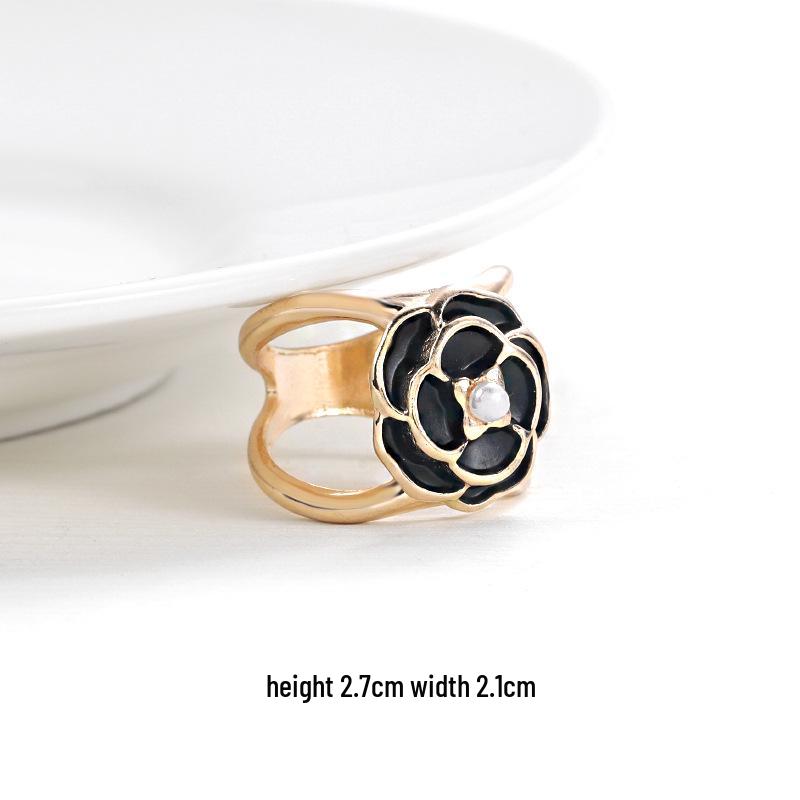 Высококачественный клетчатый шарф с камелией и жемчугом и пряжка для ремня на талию для пальто