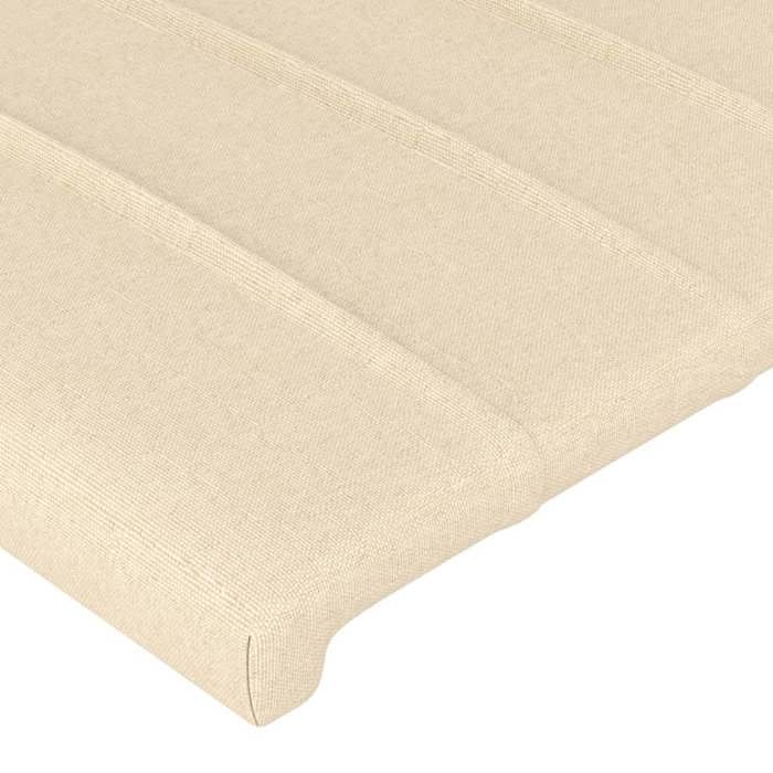 Tête de lit - Maison Exclusive - Crème - Hauteur réglable - 144 x 5 x 118/128 cm