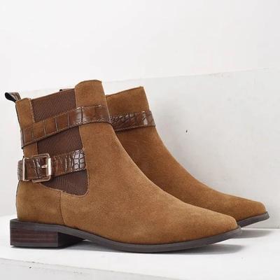 Женская обувь 2024 года, высококачественные осенние женские ботинки на молнии с квадратным носком, разноцветные, на толстом каблуке, лаконичные ботинки в стиле ретро