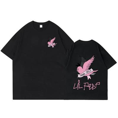 2026 Хип-хоп исполнитель Lil Peep Мужская рубашка Летняя с принтом альбома CryBaby Футболка Женская Y2K Хип-хоп Футболка с коротким рукавом