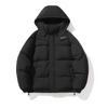 Down Jacket Men's Winter New Hooded White Warm Jacket Couple's Loose Casual Fashion Top Men's Clothing