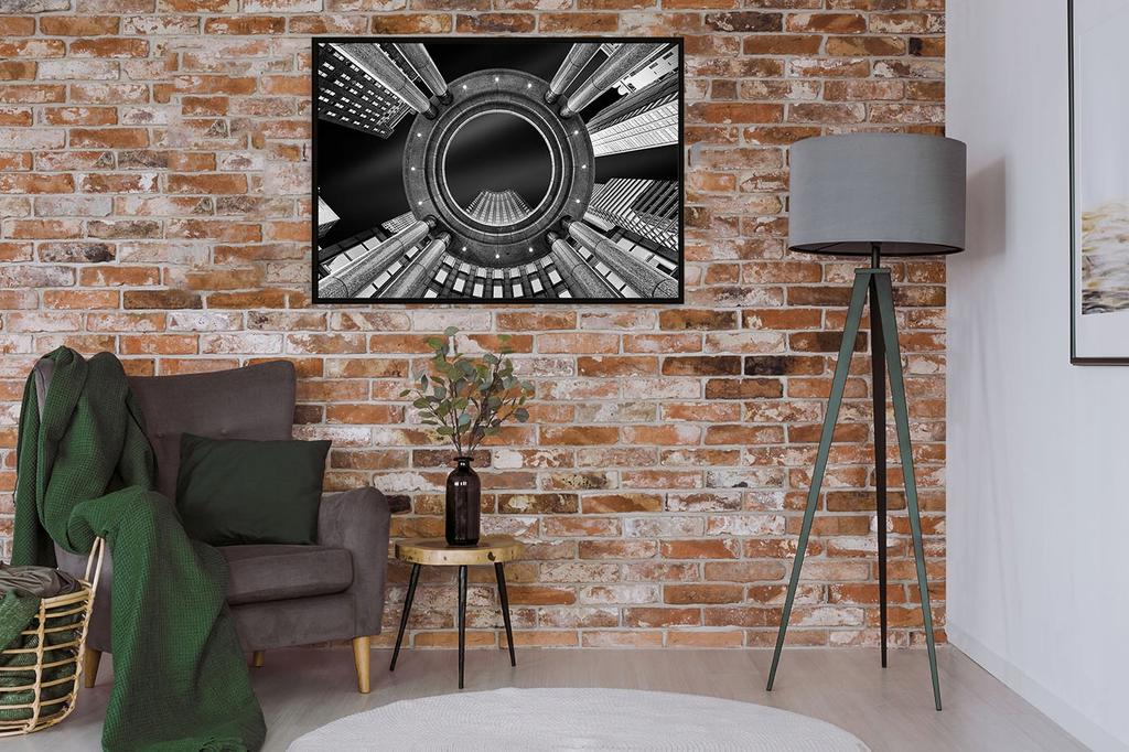 Picture poster In a frame 43x33 cm Architecture P895