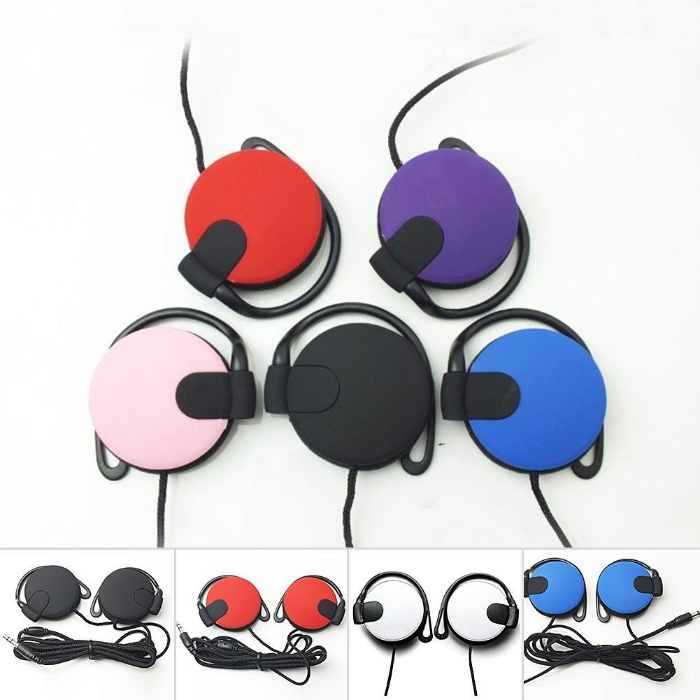 Модный ушной крючок Mega Bass 3,5 мм для наушников с шумоподавлением для ПК / мобильного телефона