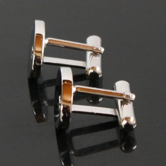 Мастерская запонок Камакура, гранатовые запонки с камнем рожденным в январе jc001-a-1