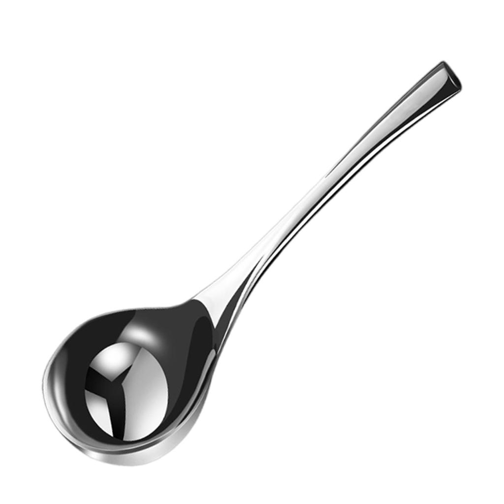 Large Capacity Serving Spoon Functional Stainless Steel Large Soup Spoon for Cooking and Serving In Hotels
