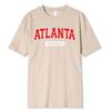 Atlanta Georgia Street Printing Men T Shirt Street Oversize Tshirt Loose 100% Cotton Tee Clothing Man