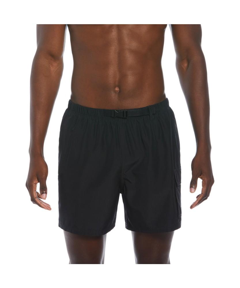 NIKE SWIM Men'S Rash Guard Belted Packable Bali Shorts 5 Inch Nesse469-001