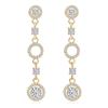 Exquisite Chain Jewelry D Color 2.0CTTW Moissanite Dangle Tassel Original 925 Sterling Silver Drop Earrings for Women