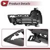 Fog Light Grill Front Lower Bumper Fog Light Cover Inserts for BMW X5 2014-2018 ABS No.51117307993 Black