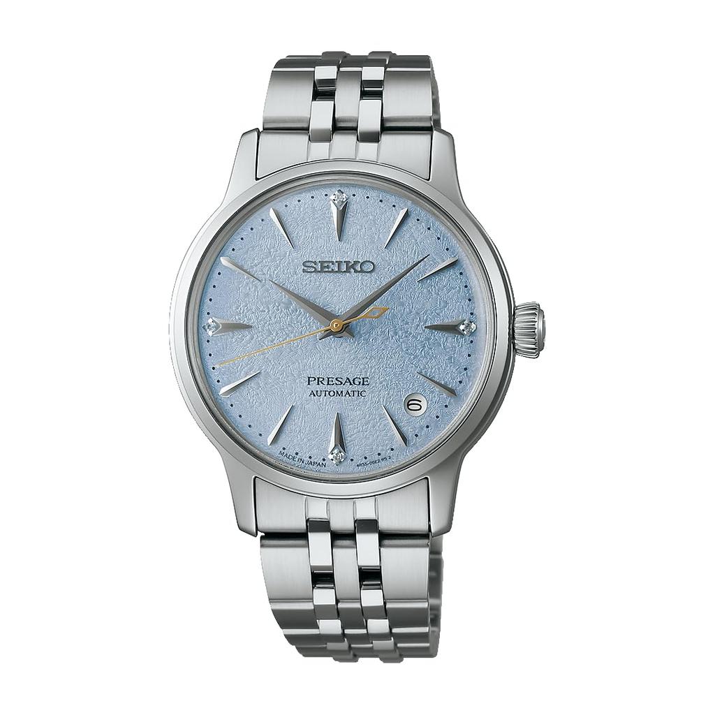 Seiko Presage Cocktail Time 34mm Mechanical Automatic Manual SRRY049 Watch (with Winding) Women's