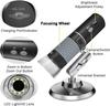 Ninyoon 4K WiFi Microscope for PC USB Digital Microscope Wireless Super HD Endoscope Camera Compatible with All Mobile Phone iPad Android Tablet