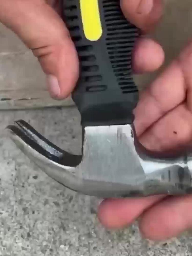 Многофункциональный мини-молоток Ramshorn 160 мм с инженерной ручкой, легкий портативный плотницкий ручной инструмент для разбивания окон.