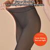 Women's Thermal Fleece Lined Tights, Winter Warm Footed Leggings