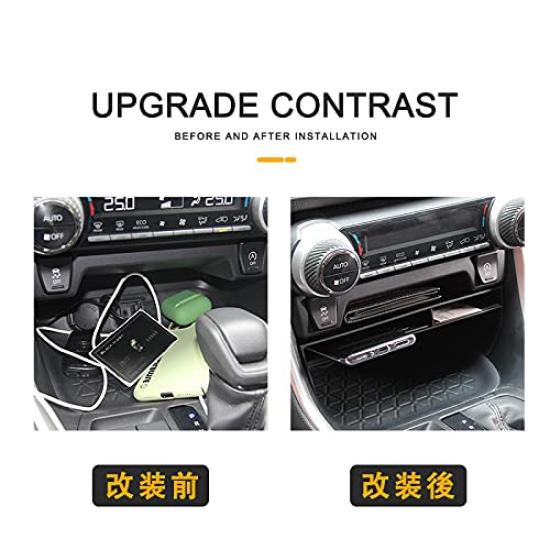 Onami Toyota RAV4 Консоль Хранение Центральная Консоль Салон Салон Новый TOYOTA RAV4 XA50 1 Штука Коробка, Коробка, Панель, Детали, Модель, Пластик, [Черный]