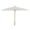 White Color Oil Paper Umbrella Vintage Style Decorative Umbrella  Festive Atmosphere
