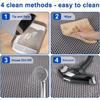 Waterproof Pet Cat Litter Mat Double Layer EVA Foldable Litter Trapping Carpet Bed Pads for Cats Pet Cleaning Supplies
