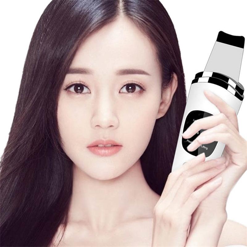 Kinsei Beauty Ультразвуковой скруббер для кожи, очиститель для лица, антивозрастной подтягивающий кожу, отшелушивающий косметический инструмент