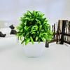 Myrica Rubra Leaf Citrus Leaf Faux Green Potted Plant Home Decor And Gift