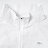 Reebok Lightweight Breathable Woven Zip-Up Jacket Men Jackets White 23RCS101M100