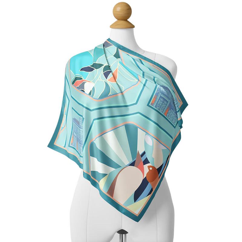 Hengyuanxiang Mulberry Silk Square Scarf