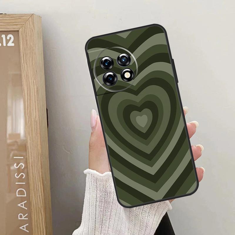 Colorful Heart Circle Love Case For OnePlus 12 11 9 10 Pro 9RT 10T 10R 12R OnePlus Nord 2 CE 3 Lite CE4 N10 N20 Cover